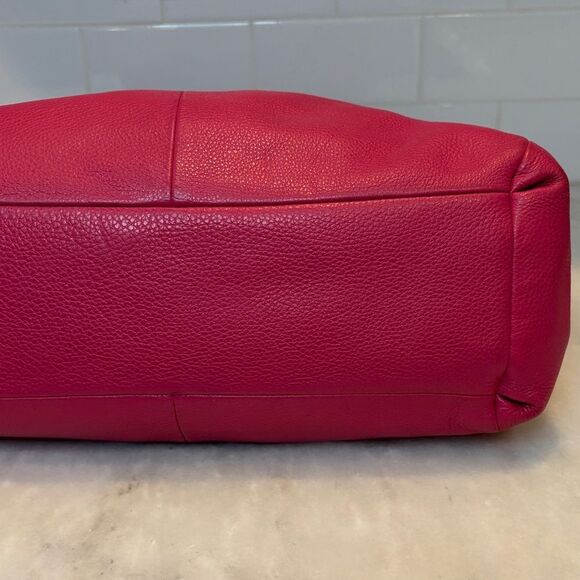 Coach Madison Pebbled Leather Phoebe Hobo Shoulder Bag HTF - Picture 7 of 16